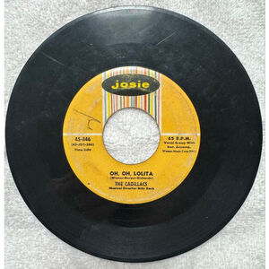 1958 Josie Records 45 RPM The Cadillacs “Peek-A-Boo”